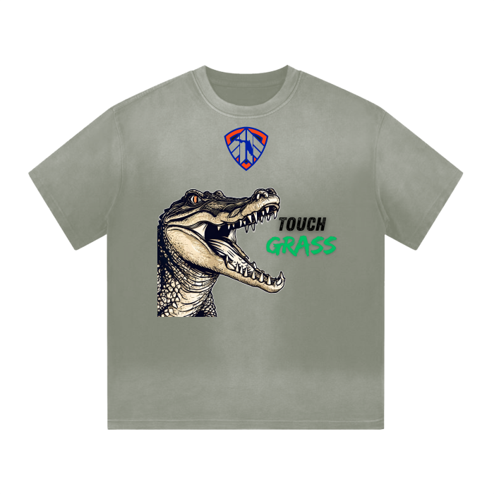 “I” Shaped Monkey Washed Drop Shoulder T-Shirt - 300 GSM