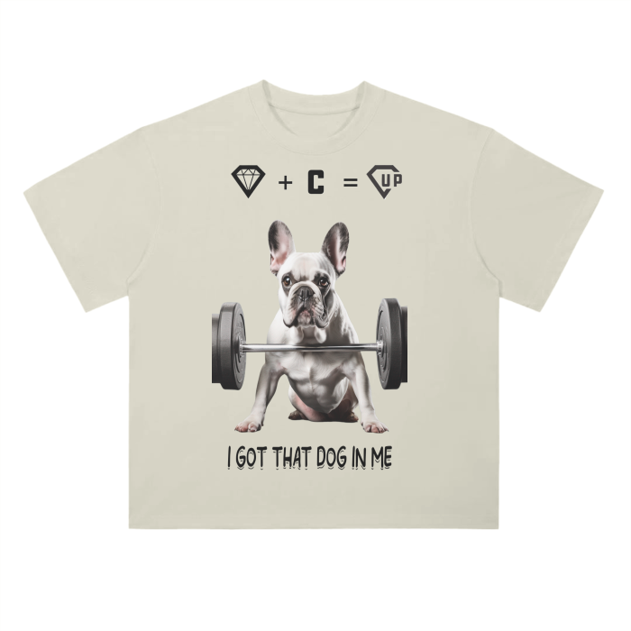 Drop Shoulder T-Shirt (Frenchie)