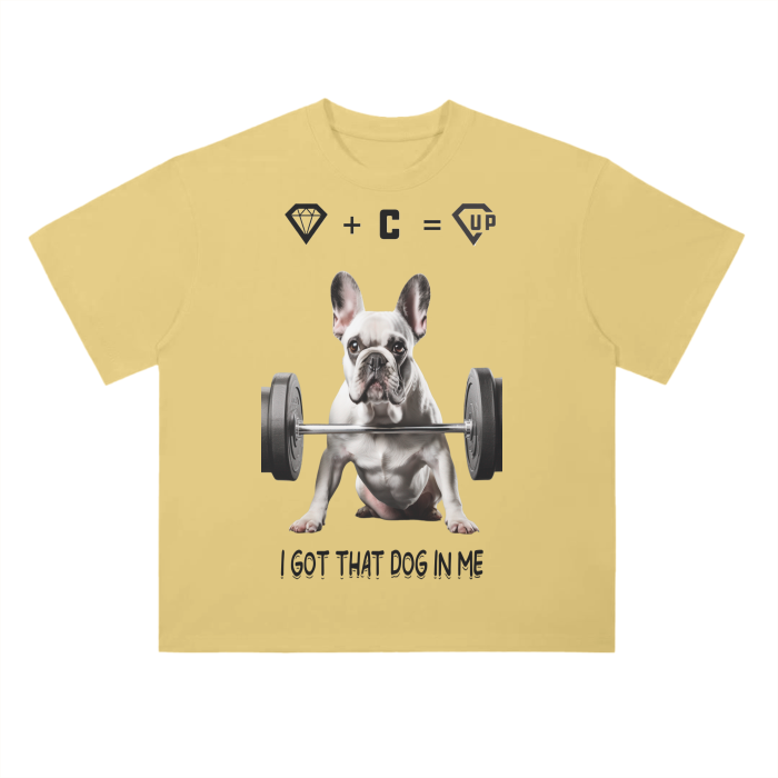 Drop Shoulder T-Shirt (Frenchie)