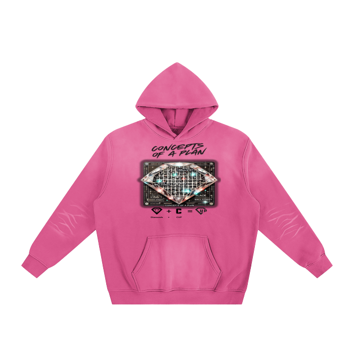 Concepts Of A Plan Sunfade Fleeced Hoodie #R00289