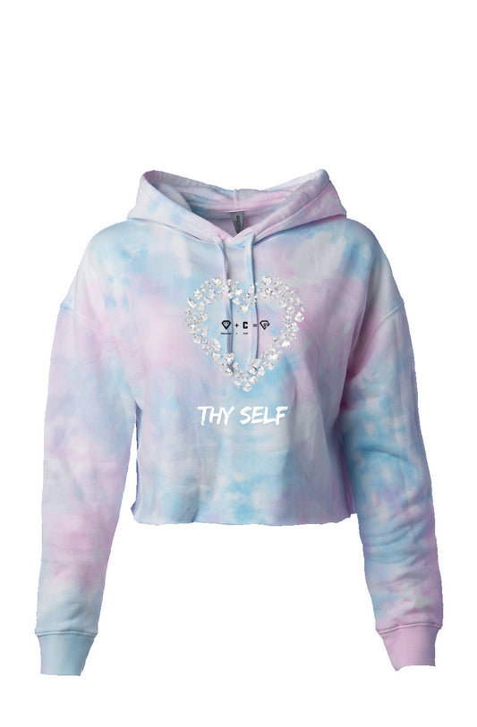 Love Thy Self Tie Dye Crop Top