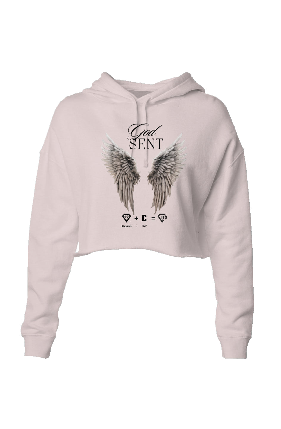 God Sent Lightweight Crop Hoodie