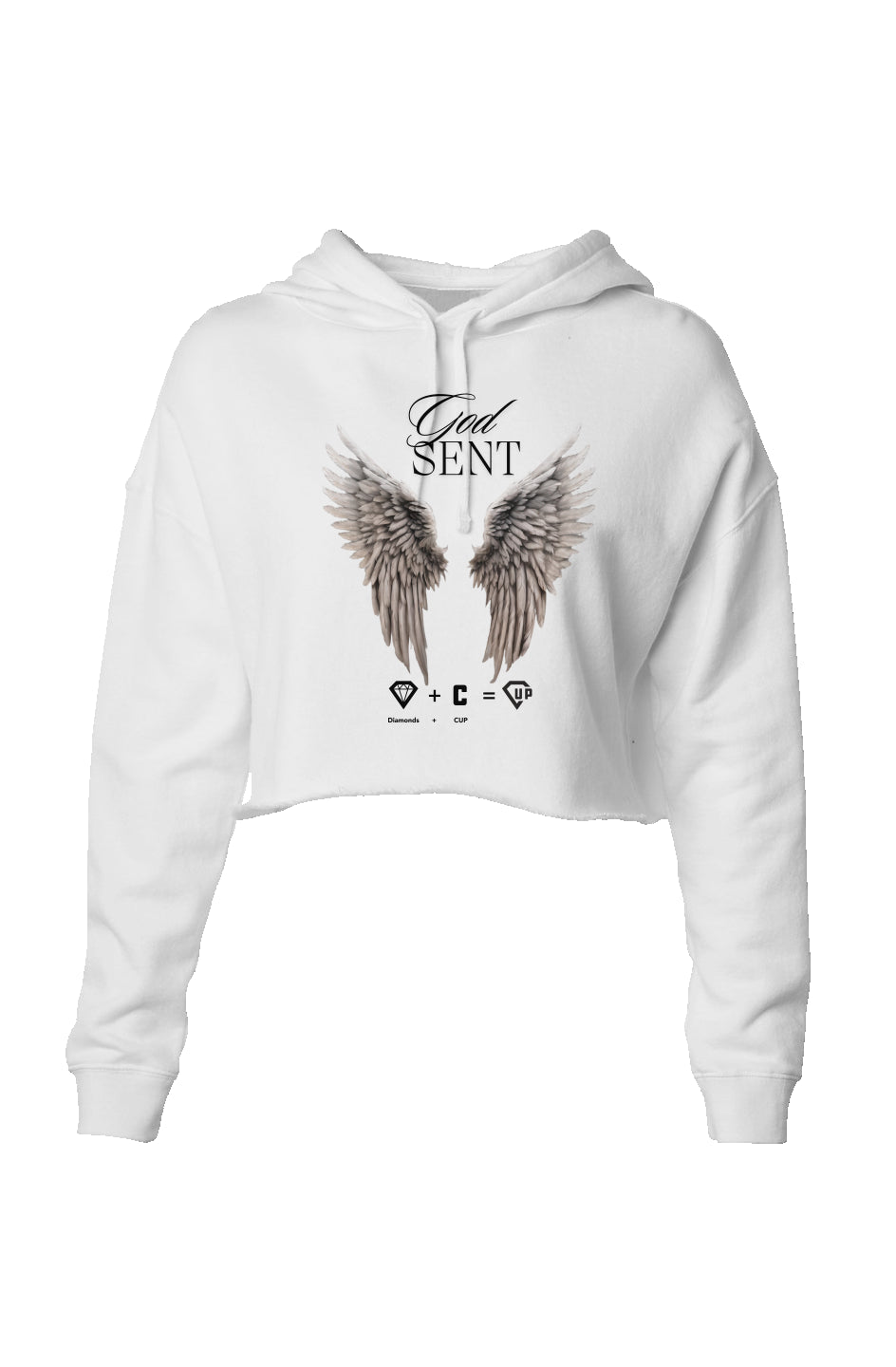 God Sent Lightweight Crop Hoodie