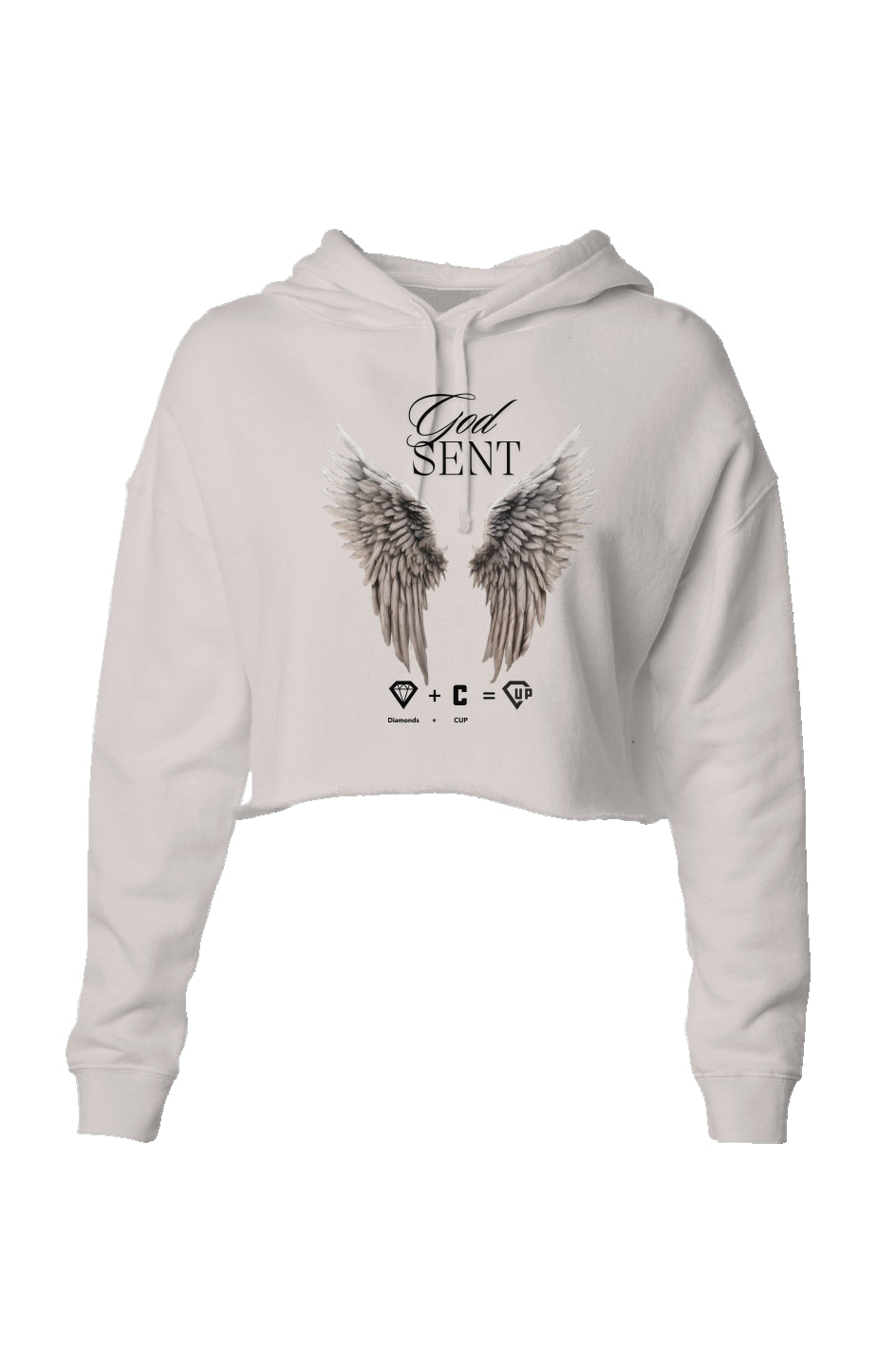 God Sent Lightweight Crop Hoodie