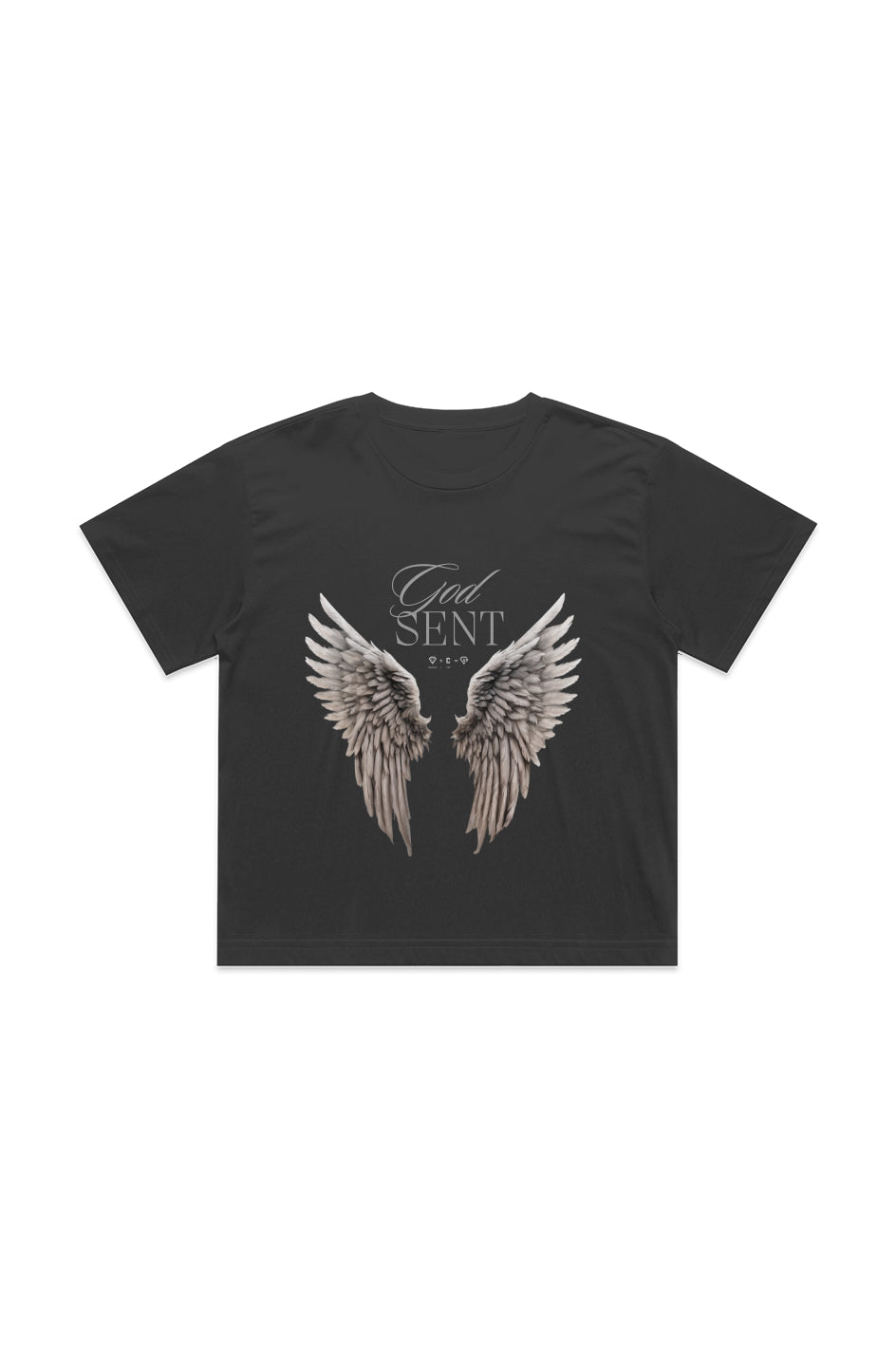 God Sent Wo's Martina Crop Tee