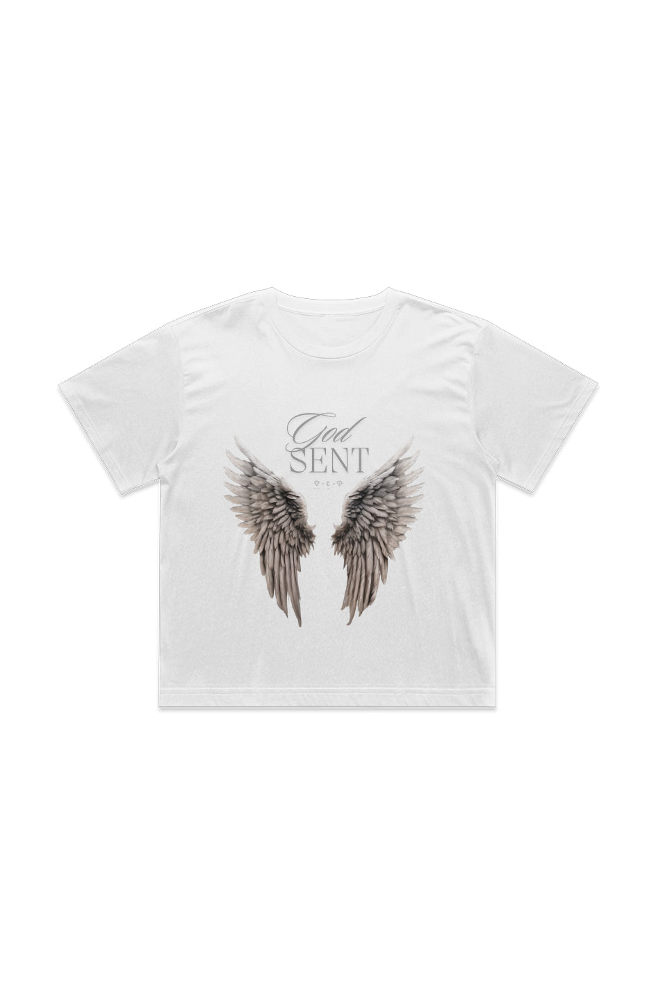 God Sent Wo's Martina Crop Tee