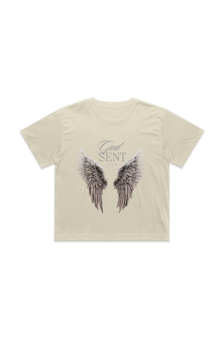 God Sent Wo's Martina Crop Tee