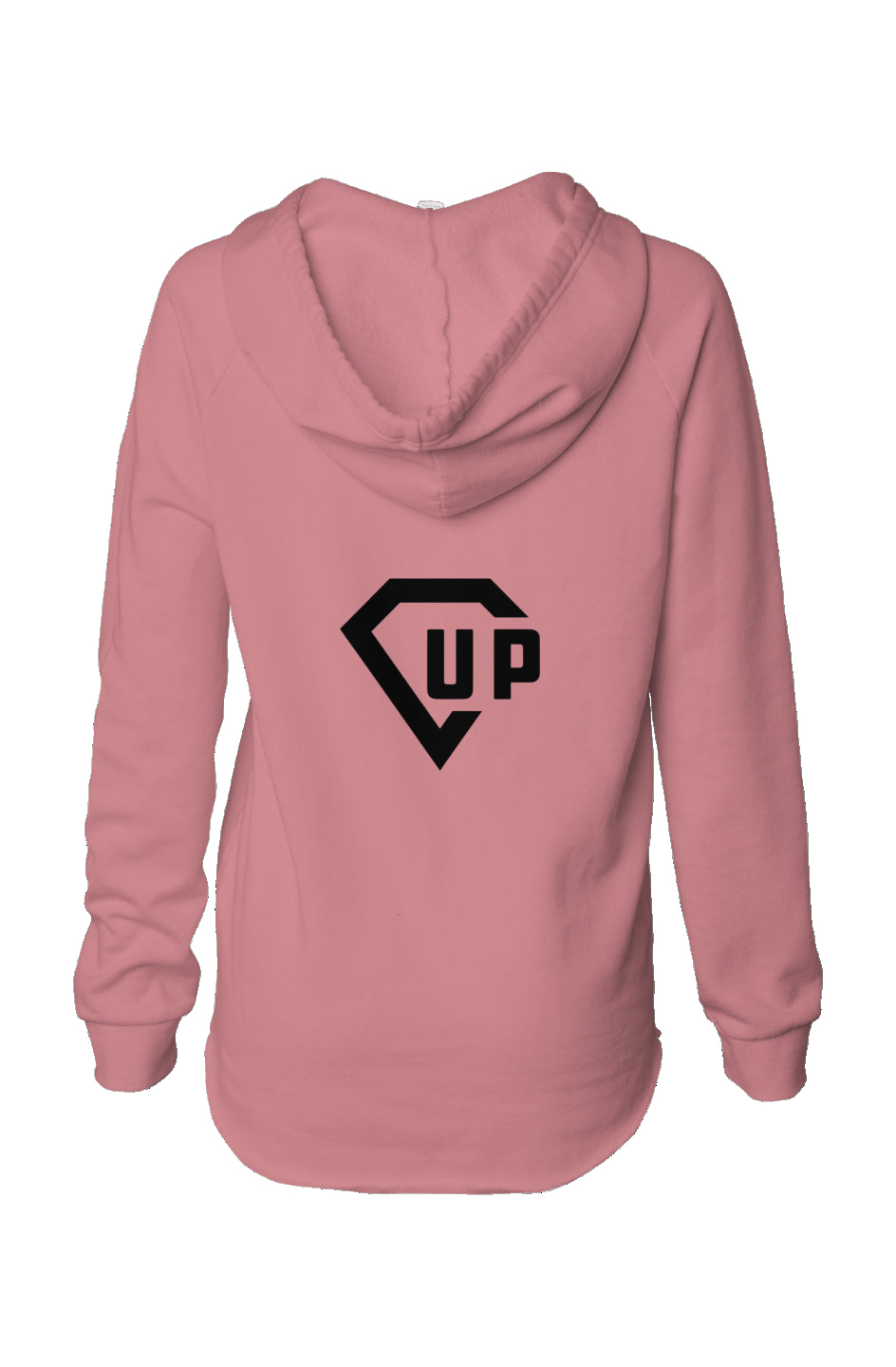 HER Womens Lightweight  Wash Hooded Sweatshirt