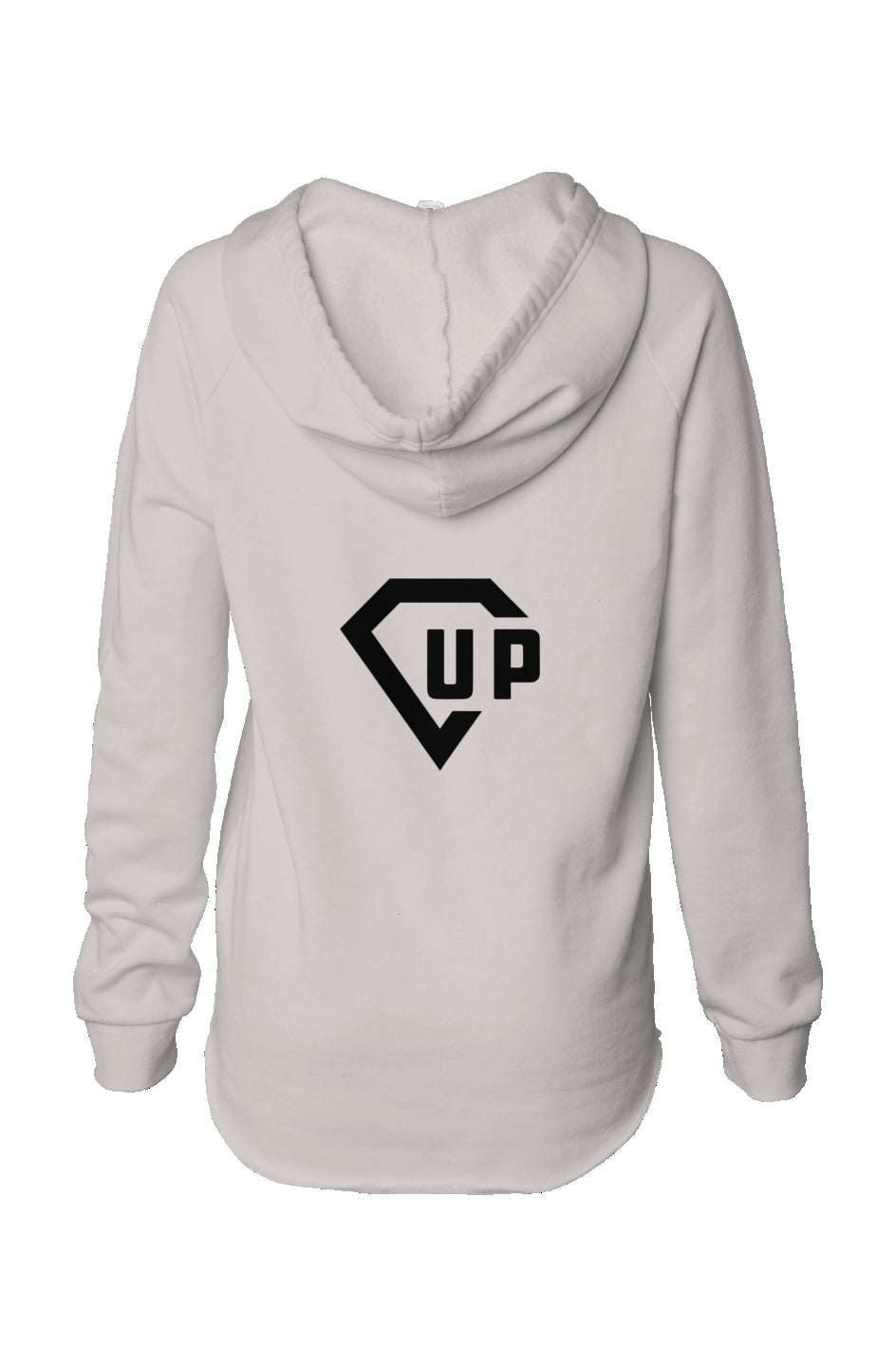 HER Womens Lightweight Wash Hooded Sweatshirt