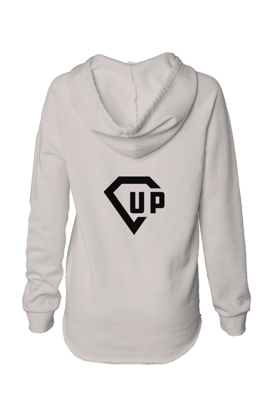 HER Womens Lightweight  Wash Hooded Sweatshirt