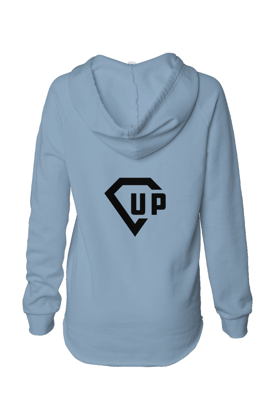 HER Womens Lightweight Wash Hooded Sweatshirt