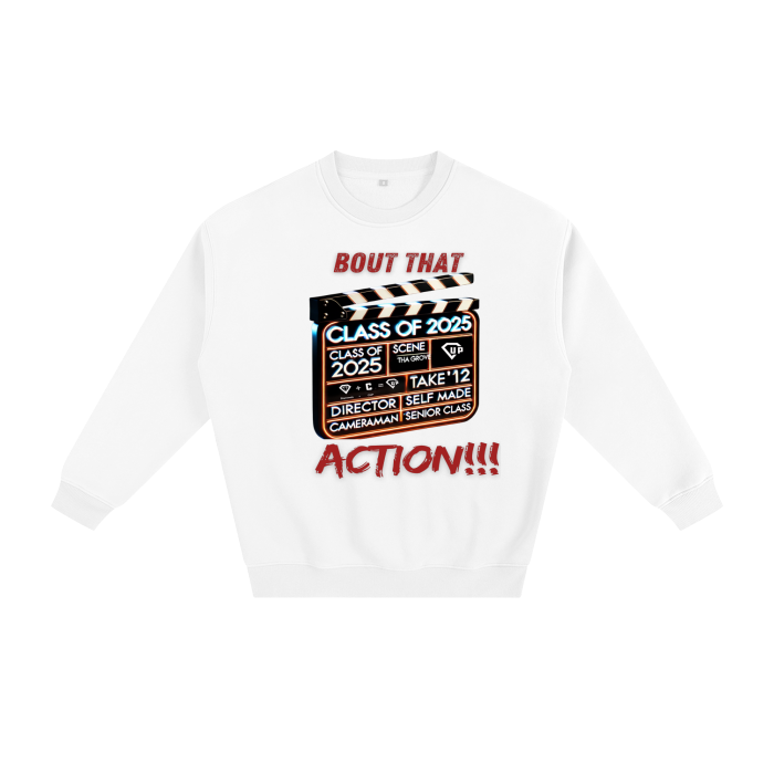 Bout That Action Fleeced Sweatshirt #R00368