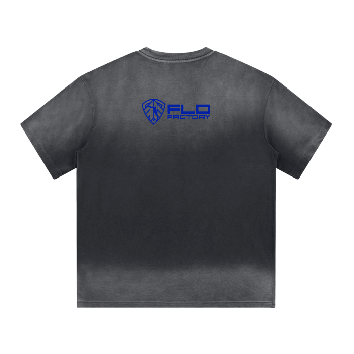 “I” Shaped Monkey Washed Drop Shoulder T-Shirt - 300 GSM