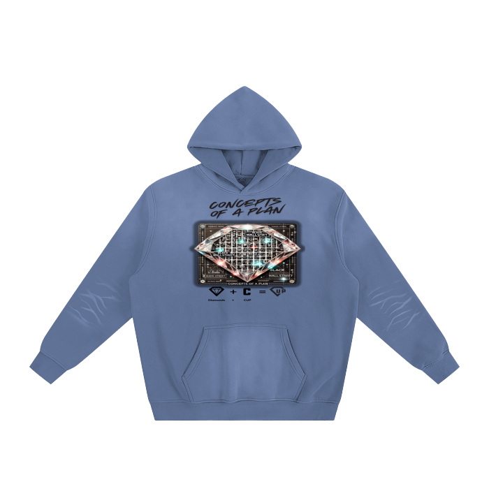 Concepts Of A Plan Sunfade Fleeced Hoodie #R00289