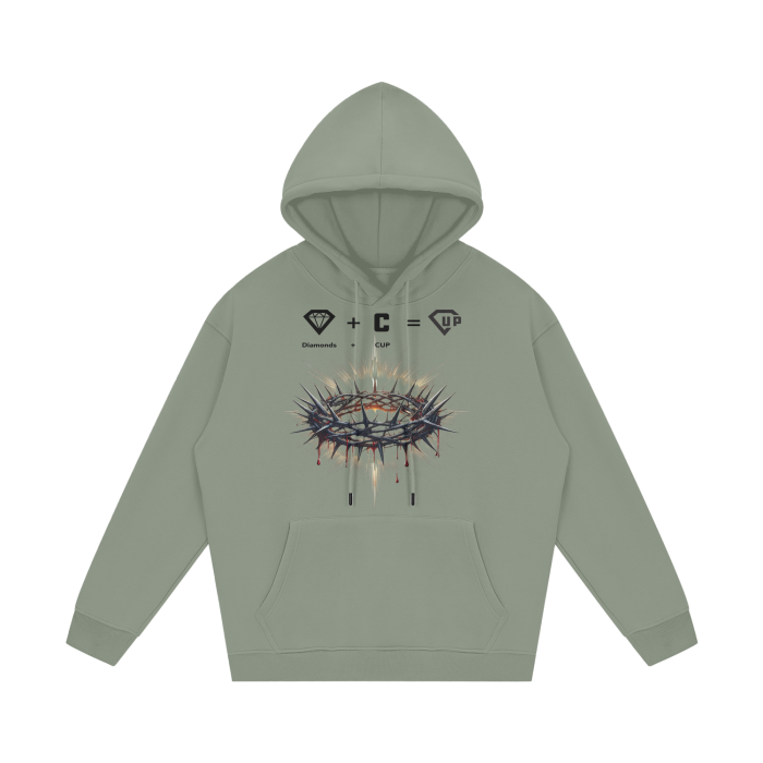 Crown Streetwear Unisex Fleece Hoodie