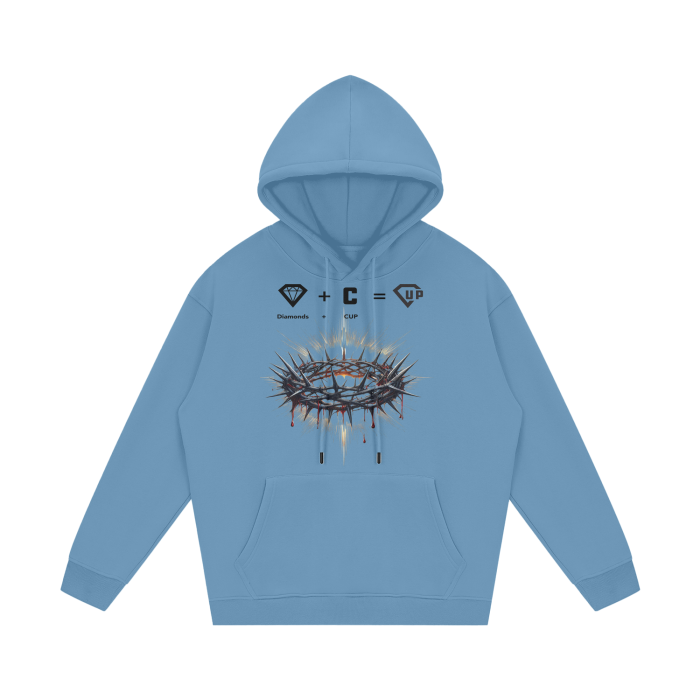 Crown Streetwear Unisex Fleece Hoodie