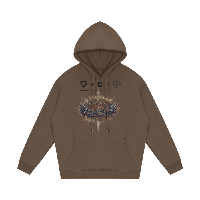 Crown Streetwear Unisex Fleece Hoodie