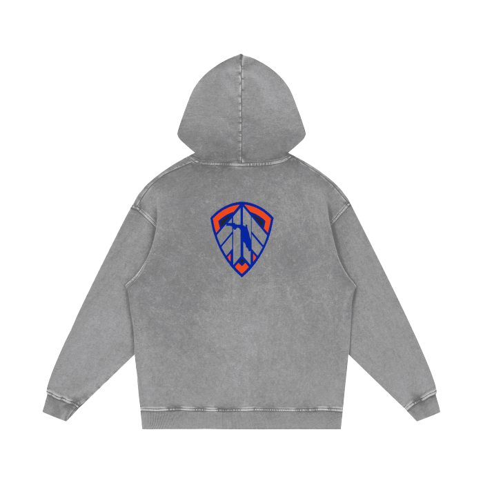 FLO Factory Acid Wash Oversize Hoodie - 420 GSM