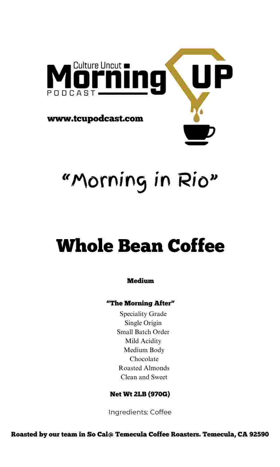 Morning in Rio Coffee