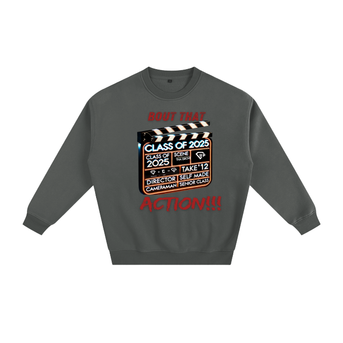 Bout That Action Fleeced Sweatshirt #R00368