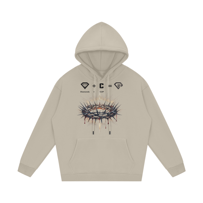 Crown Streetwear Unisex Fleece Hoodie