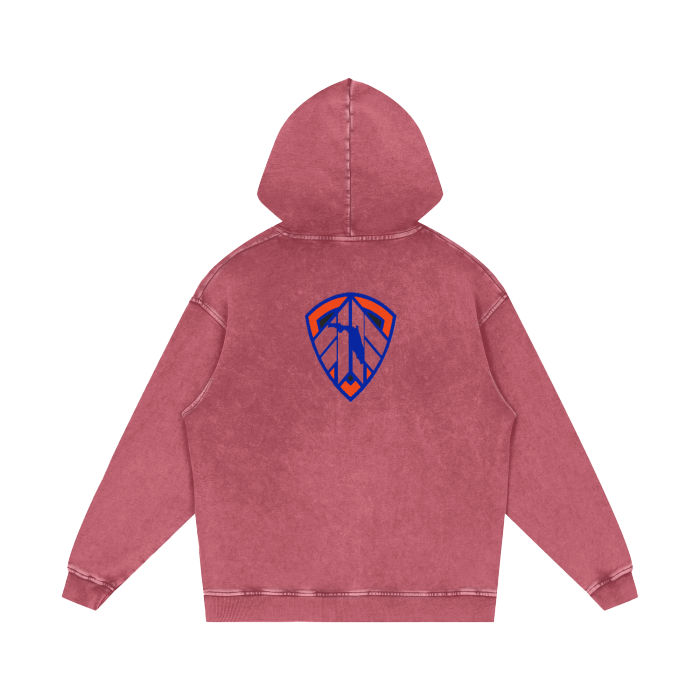 FLO Factory Acid Wash Oversize Hoodie - 420 GSM