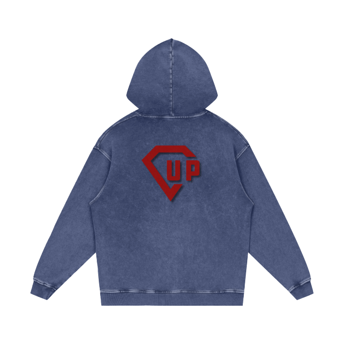 Bout That Action Acid Wash Oversize Hoodie - 420 GSM