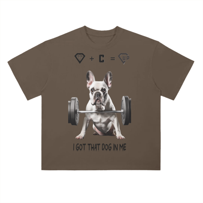 Drop Shoulder T-Shirt (Frenchie)