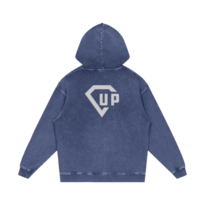 HIM Acid Wash Oversize Hoodie - 420 GSM