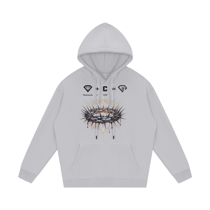 Crown Streetwear Unisex Fleece Hoodie