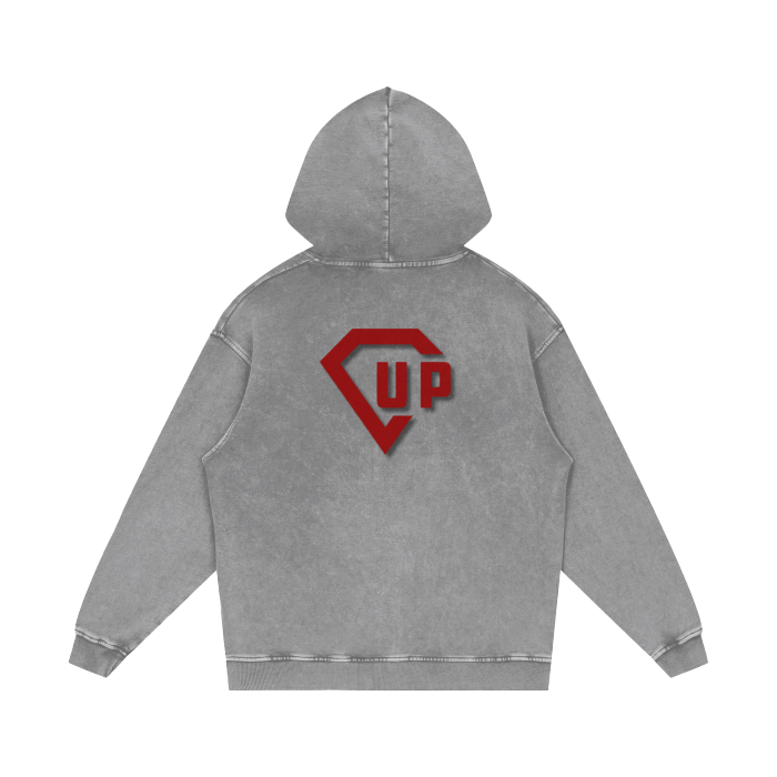 Bout That Action Acid Wash Oversize Hoodie - 420 GSM