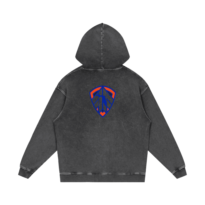 FLO Factory Acid Wash Oversize Hoodie - 420 GSM