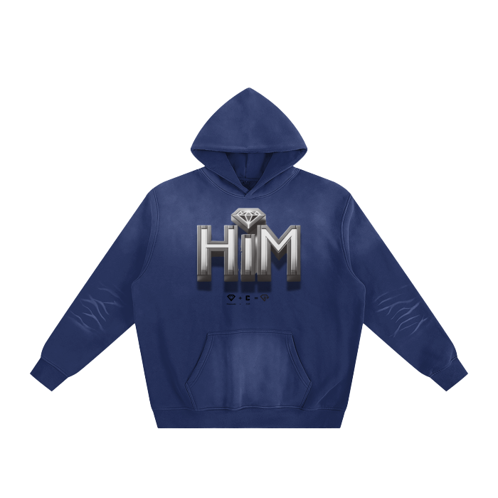 HIM Sunfade Fleeced Hoodie #R00289