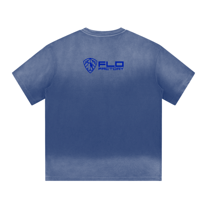 “I” Shaped Monkey Washed Drop Shoulder T-Shirt - 300 GSM