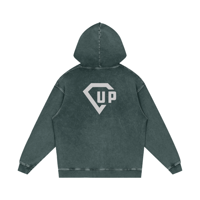 HIM Acid Wash Oversize Hoodie - 420 GSM