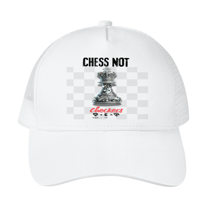 Chess Not Checkers Mesh Trucker Hat