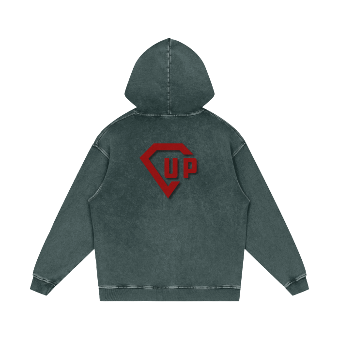 Bout That Action Acid Wash Oversize Hoodie - 420 GSM