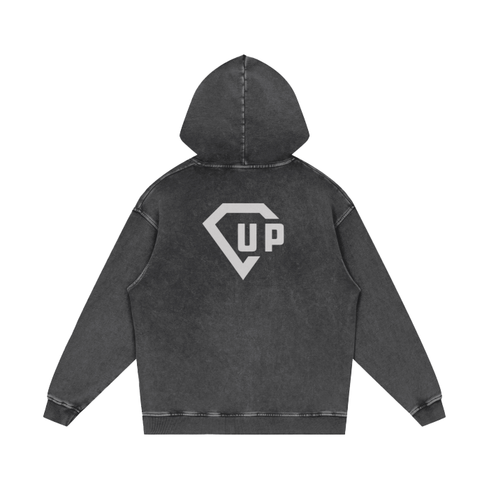 HIM Acid Wash Oversize Hoodie - 420 GSM