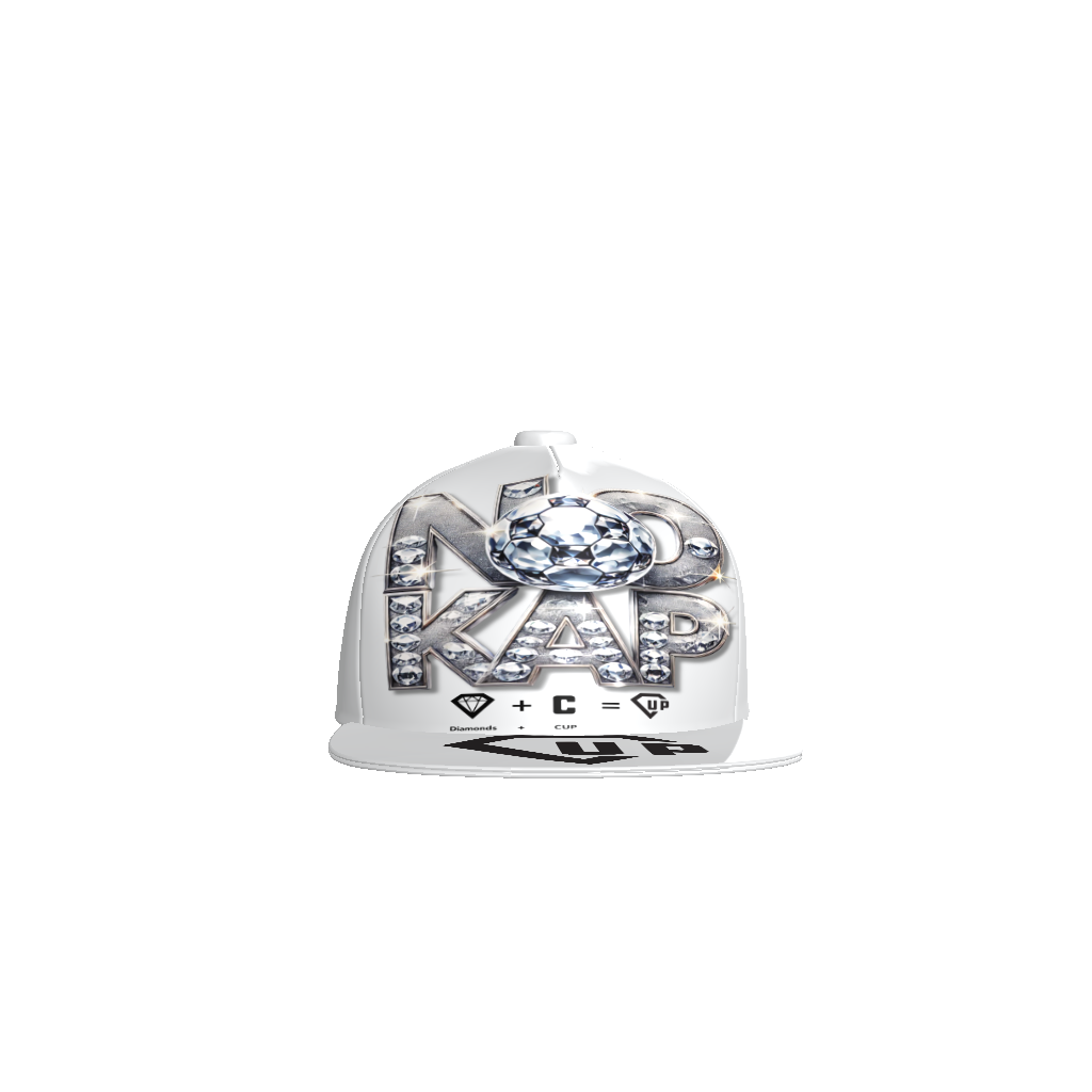 No Kap All-Over Print Flat Bill Cap