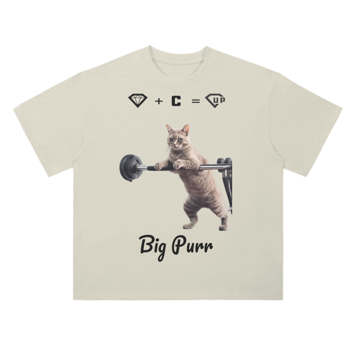 Big Purr Drop Shoulder T-Shirt