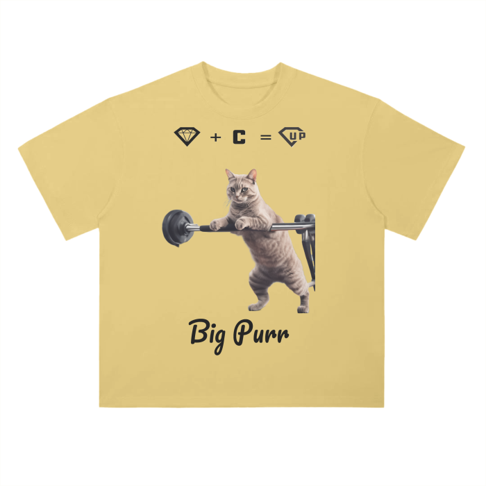 Big Purr Drop Shoulder T-Shirt