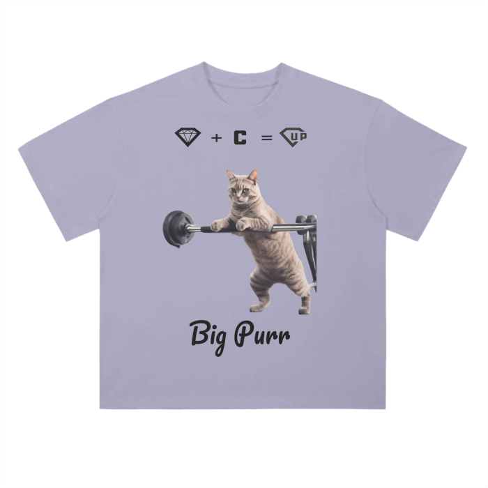 Big Purr Drop Shoulder T-Shirt