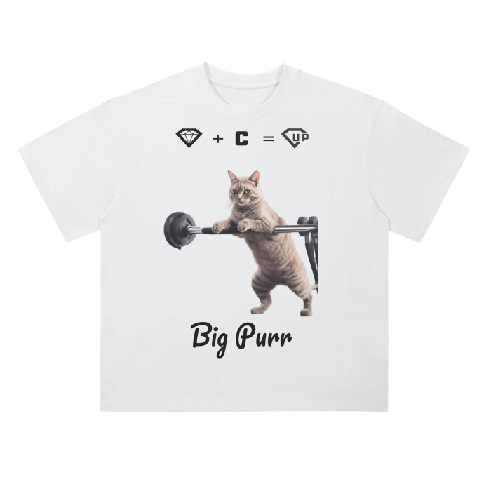 Big Purr Drop Shoulder T-Shirt