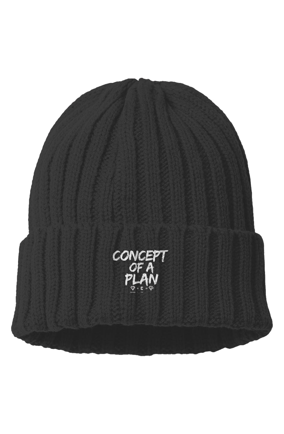 Concept Of A Plan Sustainable Cable Knit Beanie