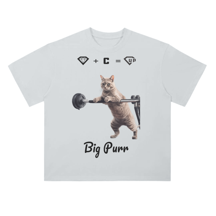 Big Purr Drop Shoulder T-Shirt