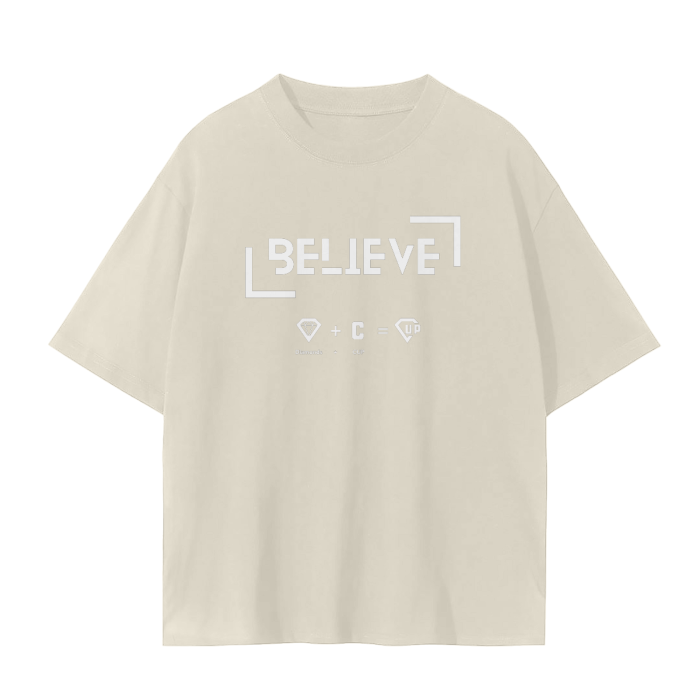 I believe Drop Shoulder Seamless T-Shirt