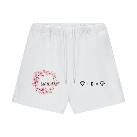 Cherry Blossom Heavyweight Fleece Loose Fit Shorts