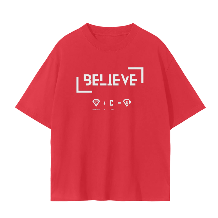 I believe Drop Shoulder Seamless T-Shirt